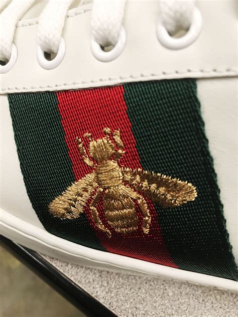 gucci bee sneakers legit check|gucci bee sneakers men's.